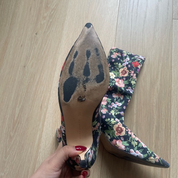 Zara floral sock boots - Picture 4 of 6